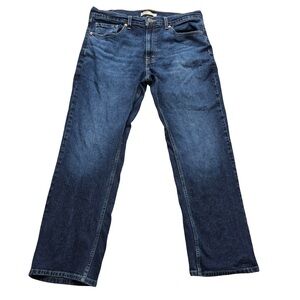 Levi’s Signature Relaxed Fit Stretch Jeans Dark Wash Men’s W34 L30